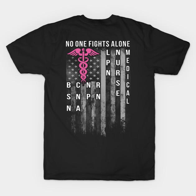 Medical No One Fights Alone Flag by DAN LE